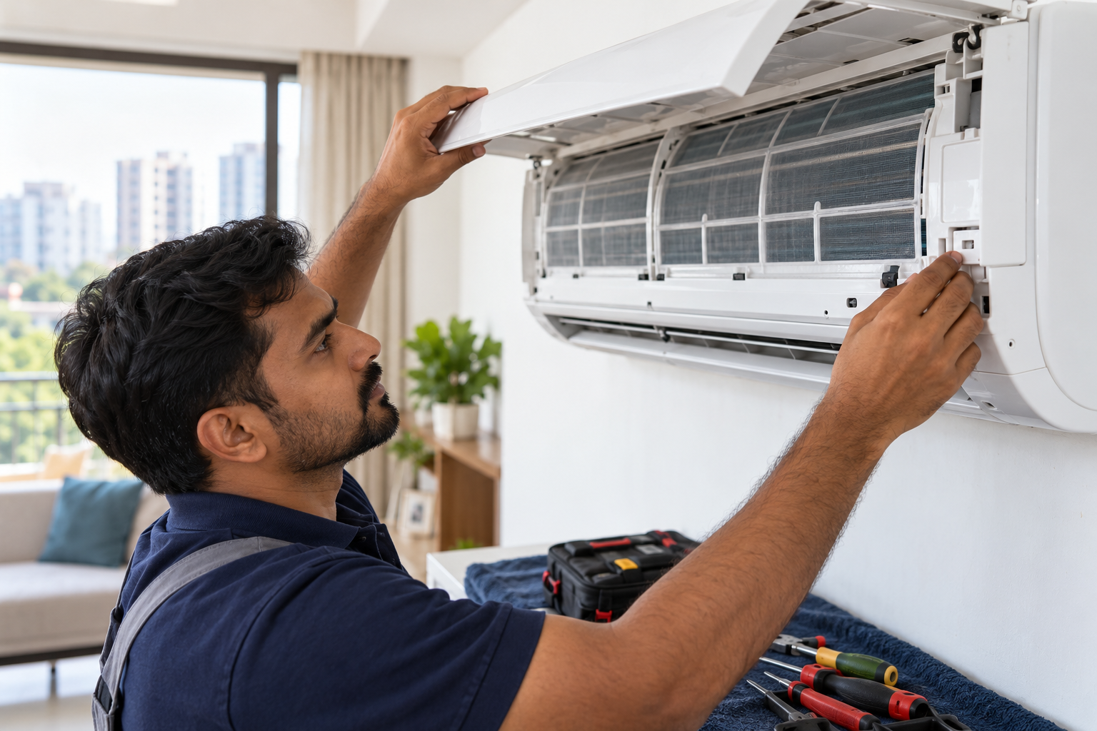 Split AC repair at home